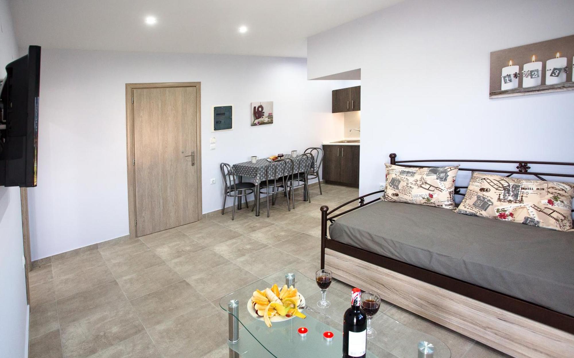 Apartmán Kaiafas Luxury Philoxenia Néa Péramos Exteriér fotografie