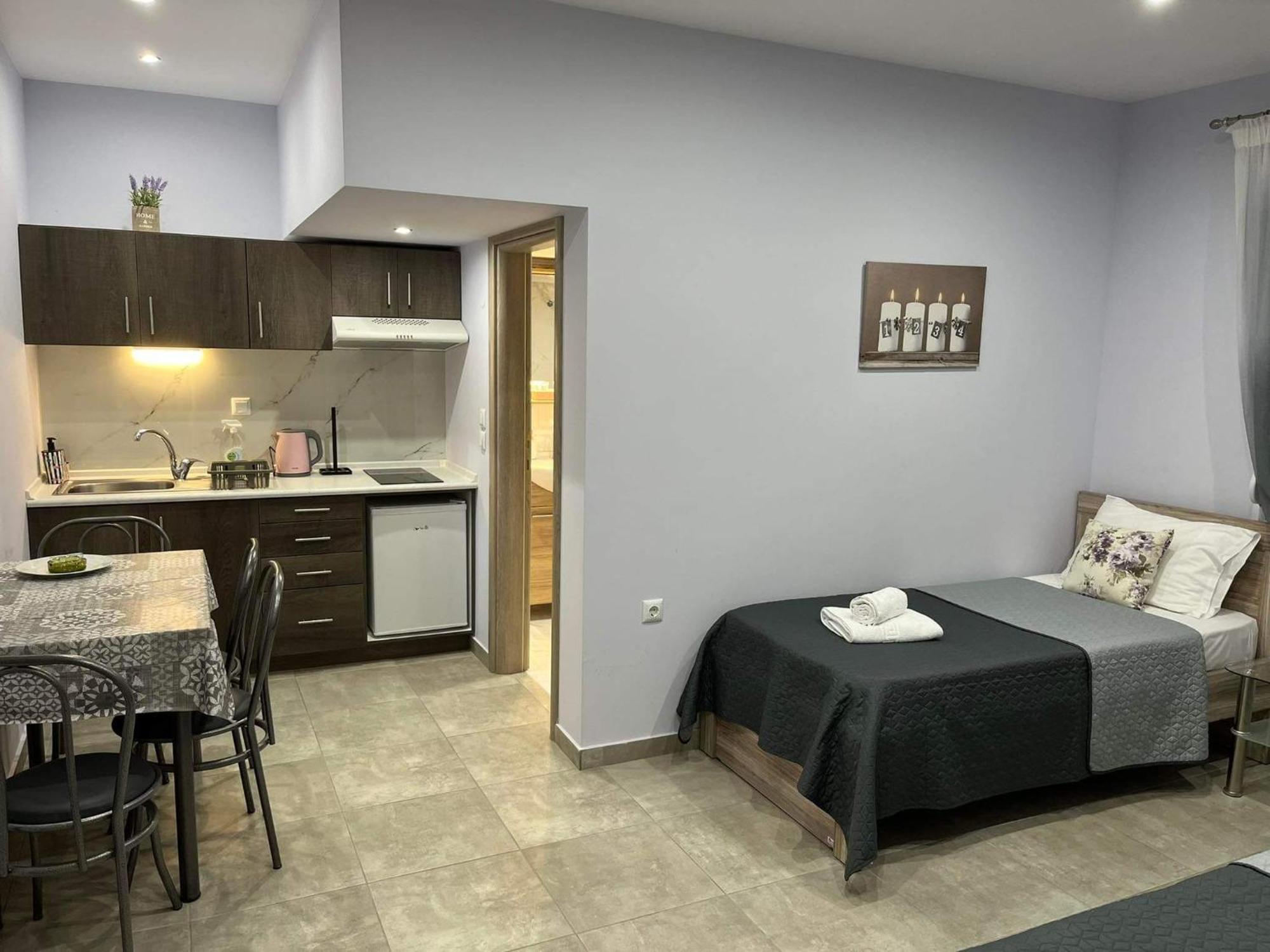 Apartmán Kaiafas Luxury Philoxenia Néa Péramos Pokoj fotografie
